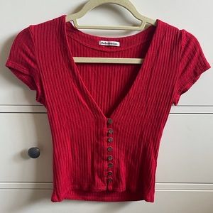 Reformation red button top